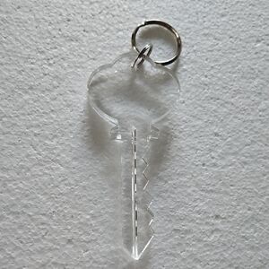 Clear Acrylic Key Keychain